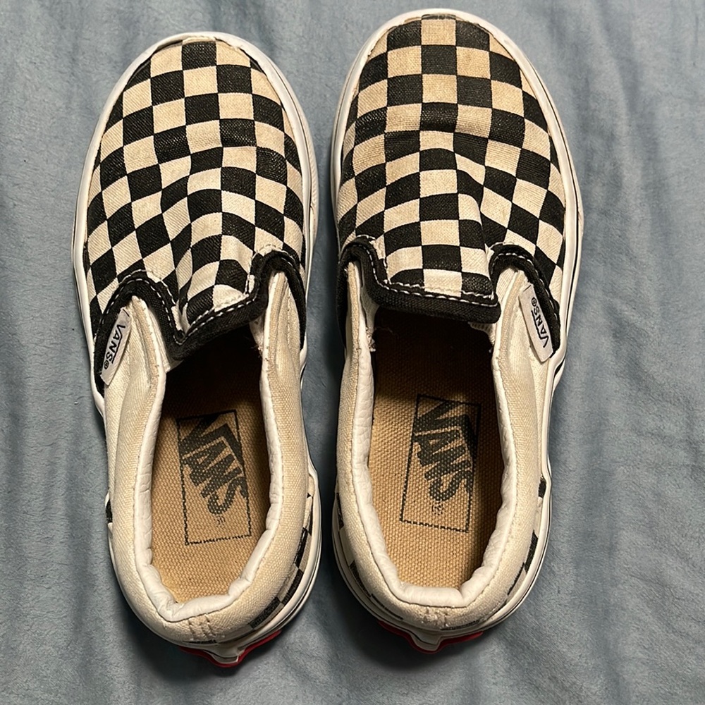 Kids’ Checkerboard Vans